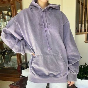 Lavender Supreme Spray Hooded Sweatshirt